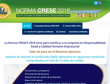 Tablet Screenshot of crese.org